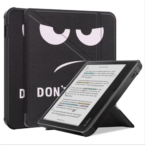 Dailygoods - Dailygoody Beschermhoes - Kobo Libra Colour - Duurzaam en stijlvol - Leren hoes - Zachte siliconen achterkant - Geschikt voor Kobo Libra Colour