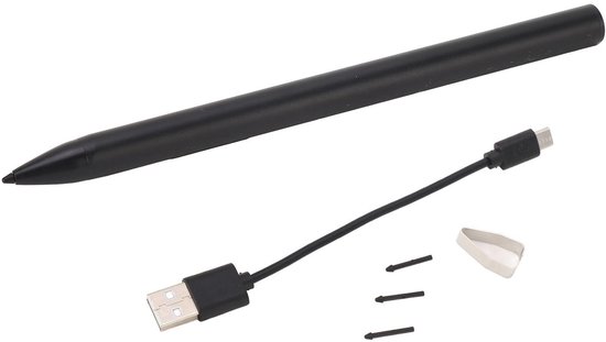 Dailygoods - Dailygoody - Computerstyluspennen - Oplaadbare actieve pen - Drukgevoeligheid voor touchscreen - Aluminiumlegering - Geschikt voor Pavilion X360 - Kle..