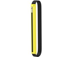 Dailygoods - Dailygoody - Hoesje voor Apple Pencil - Stylus potloodhoes - PU-lederen ritszakje - Citroengeel - Geschikt voor iPad - Voor 9,7 tot 12,9 inch tablets
