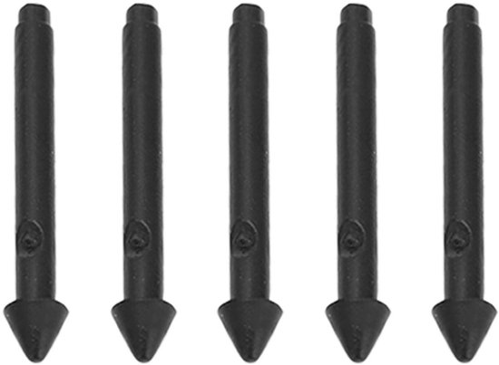 Dailygoods - Dailygoody - Stylus Penpunten - Universele Vervangingen - Precisie Schrijven - Zwart - Geschikt voor Pro 7 6 5 4 Book Studio Go