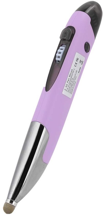 Dailygoods - Draadloze Muispen - Capacitive Stylus Pen - Multifunctioneel - Paars - Geschikt voor PC, Tablet en Telefoon - Inclusief adapters