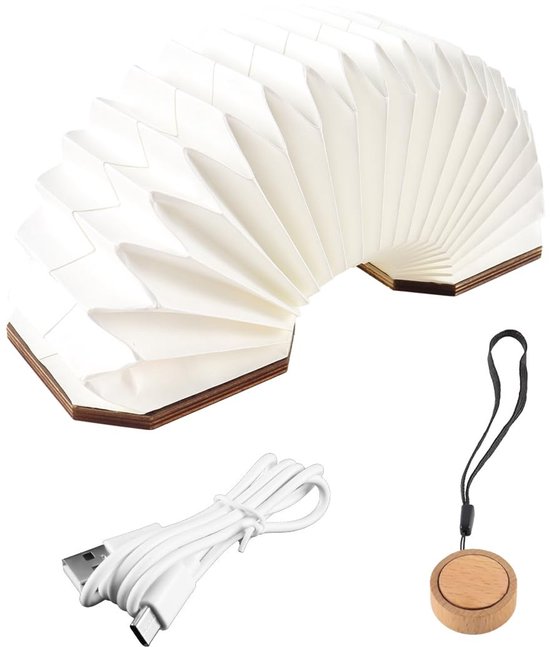 Dailygoods - Draagbare Japanse Stijl Huislamp met USB Oplaadbaar Nachtlampje