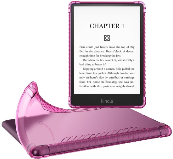 Dailygoods- Ereader Hoesje Ultra Duidelijk - Kindle Paperwhite (11e Generatie-2021) - Schokbestendig - Waterdicht - TPU Hoes - Lichtgewicht Ontwerp - E-reader Hoes