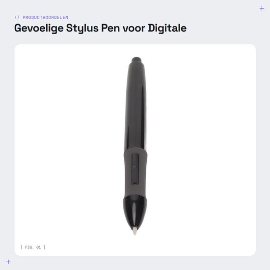 Dailygoods - Gevoelige Stylus Pen voor Digitale Tekentabletten