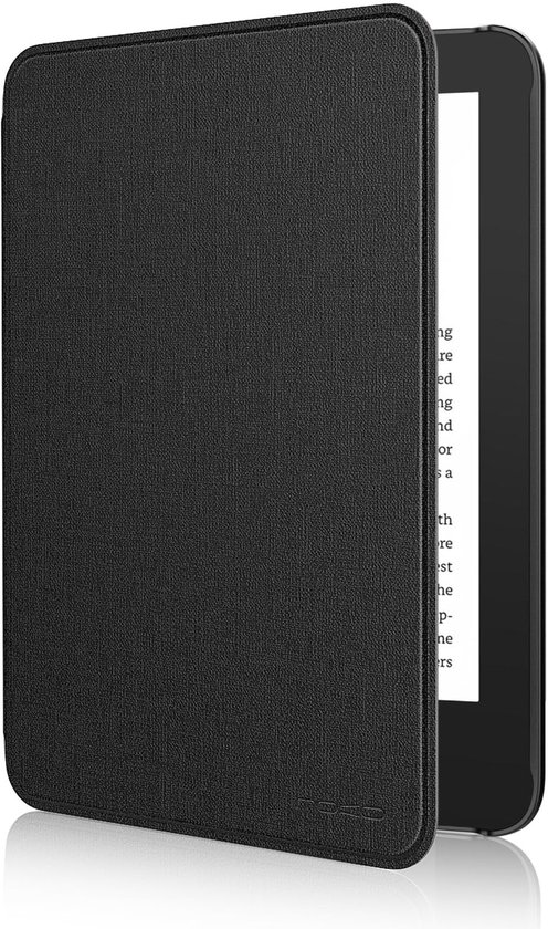 Dailygoods - Kindle 11 2024/2022 - E-readerhoes - Lichtgewicht bescherming - Zwart - Auto Wake/Sleep functie - Geschikt voor 6 inch Kindle - Modern de...