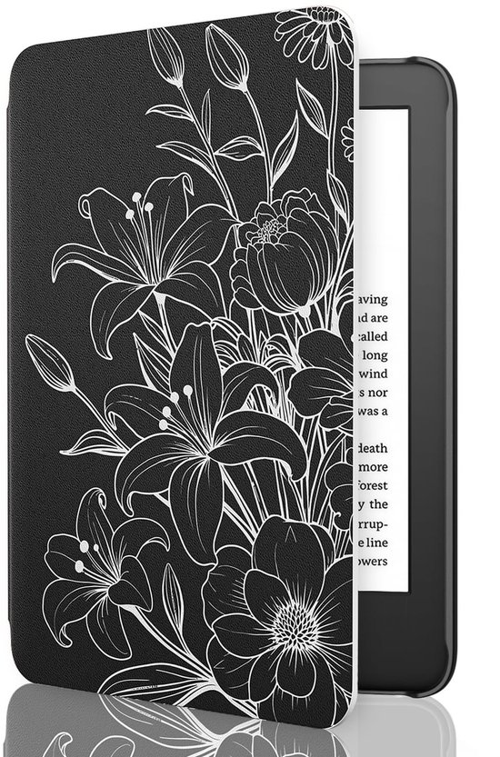 Dailygoods- Kindle Hoes - Lichtgewicht Bescherming - Auto Wake/Sleep - PU Leer - 6" Kindle (11e Generatie 2024/2022) - Schokbestendig Interieur - E-reader Hoes