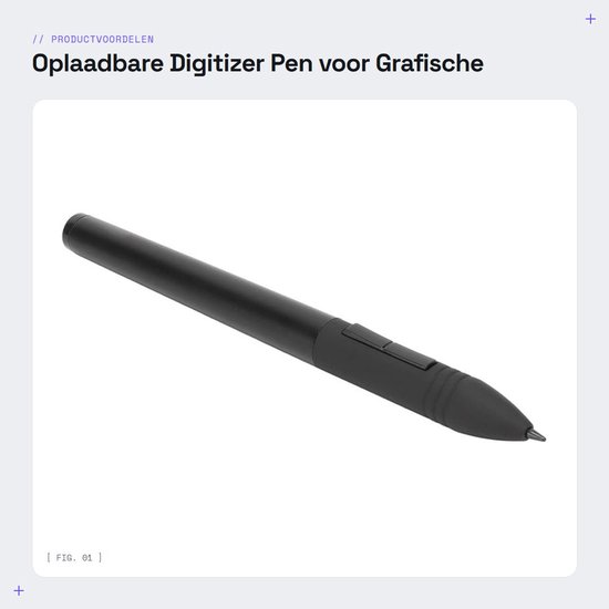 Dailygoods - Oplaadbare Digitizer Pen voor Grafische Tablets