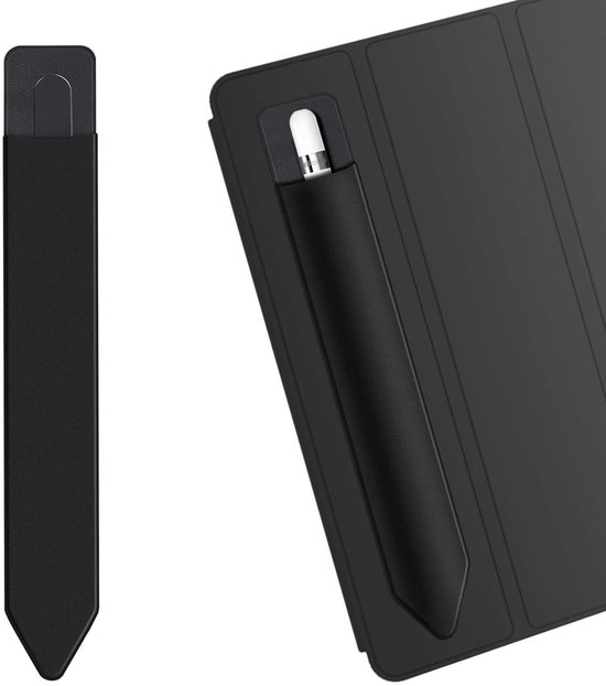 Dailygoods - Penhouder voor Apple Stylus - Elastische Hoes voor iPad Stylus, Zwart