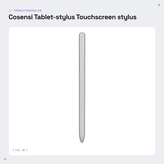 Dailygoods- Stylus Pen 4096 Niveaus Drukgevoeligheid - Touchscreen Pen - Nauwkeurige Aanraak - Magnetische Bevestiging - Duurzaam - Soepel Schrijven - Tekenpen