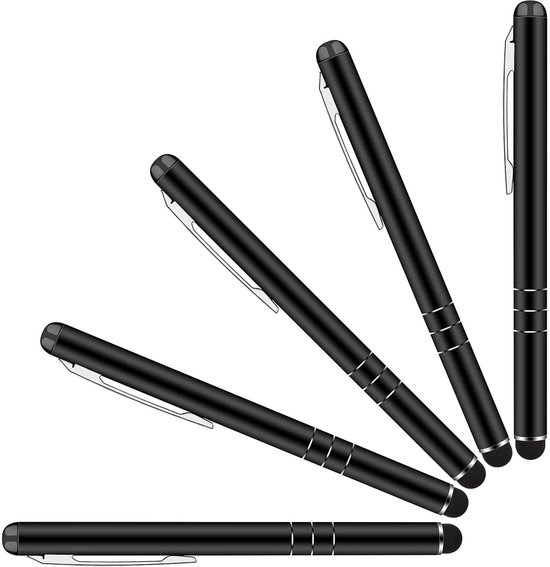 Dailygoods- Stylus Pen Lichtgewicht - Touch Pen Universeel - Krasbestendig - Aluminium - 5 Stuks - Comfortabel Gebruik - Touchpen