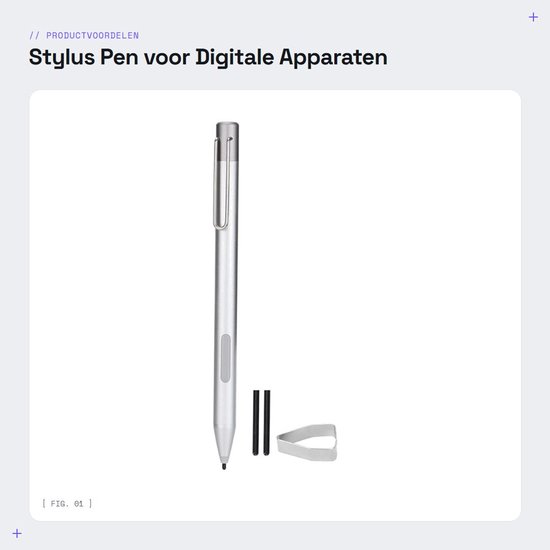 Dailygoods - Stylus Pen voor Digitale Apparaten met 1024 Drukpunten