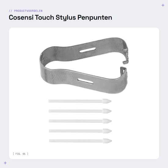 Dailygoods- Stylus Tips - 5 Stuks Vervangingspunten - Geschikt voor Tab S6/S7/Note10 - Nauwkeurige Schrijfervaring - Duurzaam ABS-Materiaal - Licht en Draagbaar - Styluspen