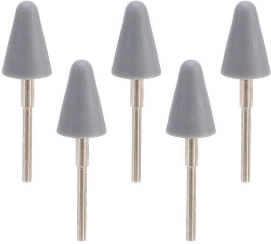 Dailygoods- Stylus Tips Vervanging 5 Stuks - Drukgevoelige Tracking - Nauwkeurig Puntontwerp - Slijtvast Grijze Nibs - Inclusief Opslagcase - Penpunten