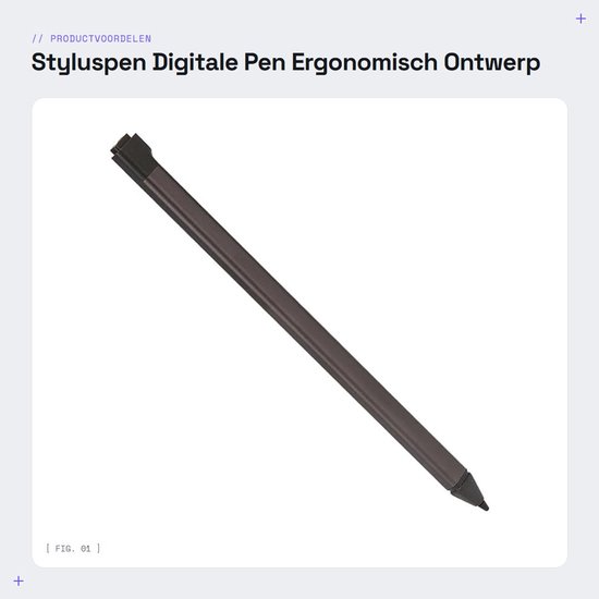 Dailygoods- Styluspen 4096 Drukgevoeligheid - Ergonomisch Ontwerp - Aluminium Materiaal - Draagbaar - Aanpasbare Knoppen - Slijtvast - Digitale Pen
