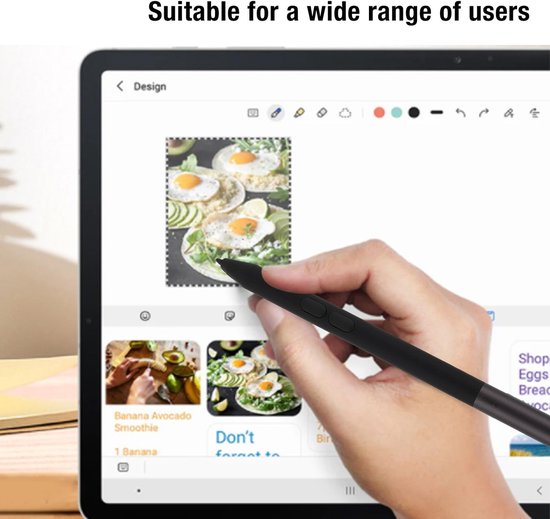Dailygoods- Styluspen Natuurlijke Schrijfervaring - Compatibel met Laptops/Tablets - Multifunctionele Styluspen - Voor Kunstenaars/Professionals - Inclusief Opbergdoos - Digitale Pen