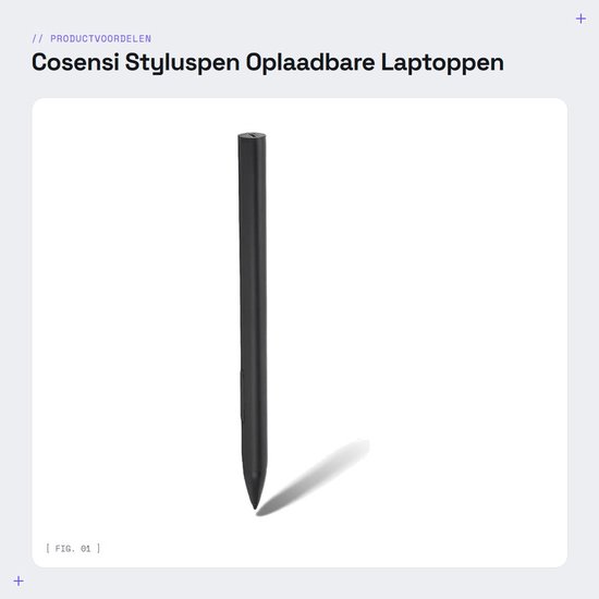 Dailygoods - Styluspen - Oplaadbare Laptoppen - Magnetische punt - Geschikt voor Pavilion X360 - 4096 Niveaus Drukgevoeligheid - Handig voor kunstenaars