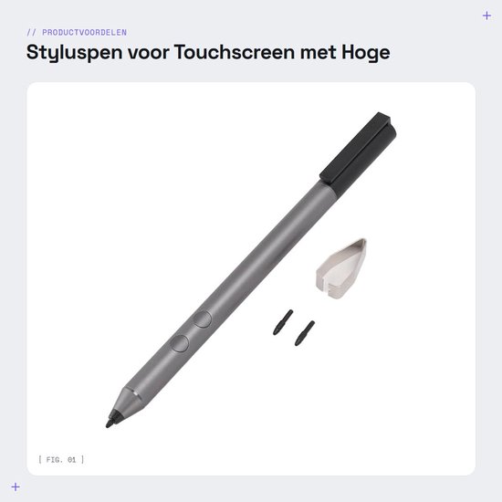 Dailygoods - Styluspen voor Touchscreen met Hoge Gevoeligheid