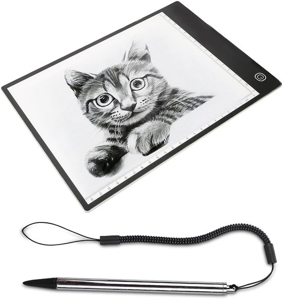 Dailygoods- Touch Pen Resistief - Stylus Pen - Antislip - Veerkoord - Schermbescherming - Compatibel met Resistieve Apparaten