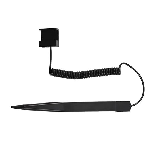 Dailygoody - Draagbare Veerweerstand Stylus Pen - Zwart - Capacitatieve Touchscreen Pen - Geschikt voor Autonavigatie en Bestelmachine - Hooggevoelig