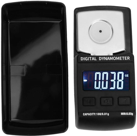 Dailygoody - Naalddrukmeter - Stylus Krachtmeter - LCD-scherm met achtergrondverlichting - Roestvrij staal - Draagbaar en gebruiksvriendelijk - G