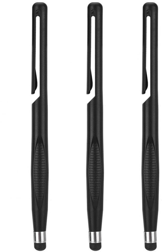 Dailygoody - Premium Stylus Touch Pen - Draagbare Stylus Pen - Krasbestendig - 3 Stuks - Voor Tablets en Smartphones - Lichtgewicht en Handzaam