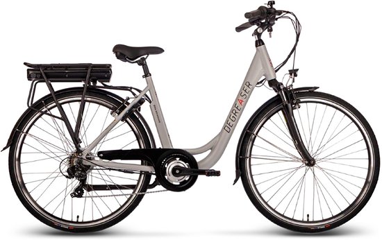 Degreaser dames ebike 50 cm 10.4 Ah 7sp zilver van Vogue