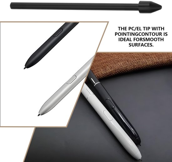 Digitale Pen Tips 10 Stuks - Ronde Punt 0,35 mm - Compatibel met Lamy AL-Star EMR Z107/Z108 - Kunststof - Voor Glad/Ruw Oppervlak - Verbeterde Schrijfervaring - Stylus Tips