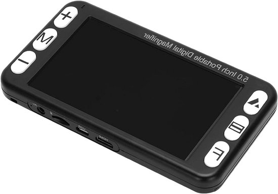 Digitale Vergrootglas - Leeshulp Elektrisch - Tekst Vergroten - 19 Kleurmodi - 5 Inch Scherm - Zwart