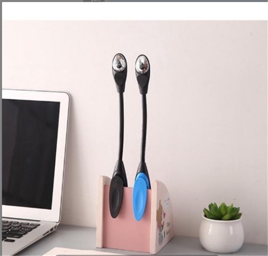 Draadloos Led Leeslampje - Boekenlampje - Flexibel en Draadloos met klem! van Merkloos