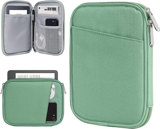 Draagbare Sleeve Case voor 6-7 inch E-readers met Extra Opbergzak, Geschikt voor Kindle Paperwhite, Oasis en Andere Modellen
