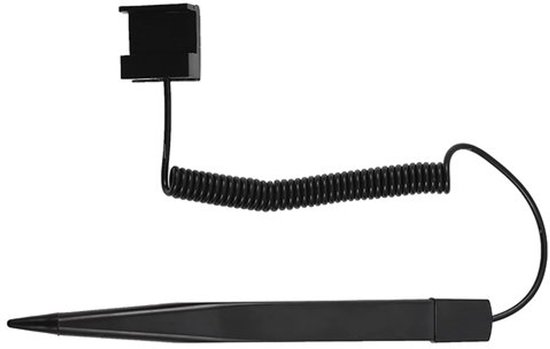 Draagbare Veerweerstand Stylus Pen - Zwart - Capacitatieve Touchscreen Pen - Geschikt voor Autonavigatie en Bestelmachine - Hooggevoelig...