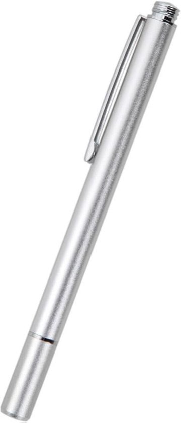DrPhone - SX Pro V5 Premium Stylus Pen Precisie Disc Capacitief - Geschikt voor Tablet en Smartphone - Zilver