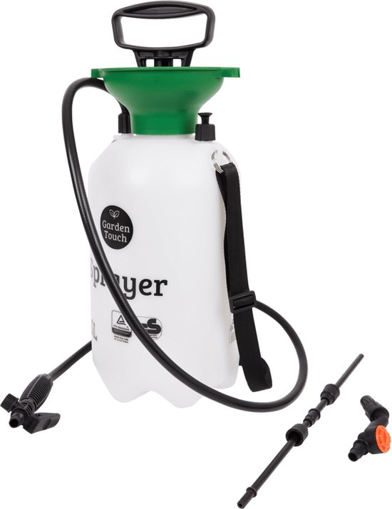Drukspuit 5 liter - Drukspuit 5 liter - Druksproeier - Onkruidspuit - Plantensproeier - Garden Touch - VI Online Products van Merkloos	