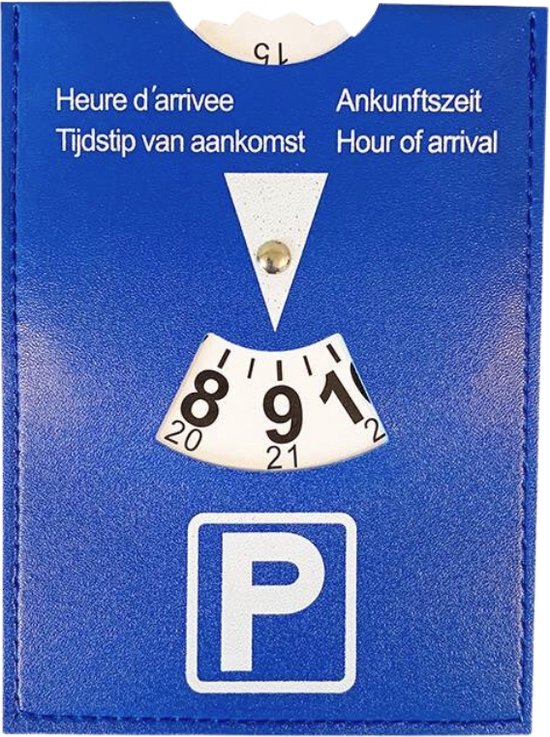 Dunlop parkeerschijf blauw 15 cm van Dunlop