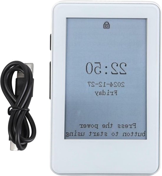 E-boekenlezer - Digitale Lezer - Lezen Muziek - Inktscherm Touchscreen - 27 Inch - Zwart