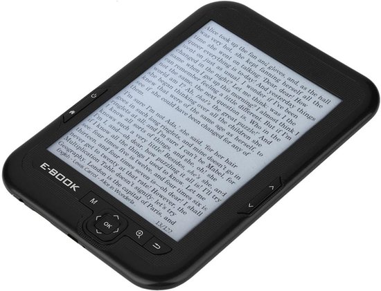 E-booklezer, draagbare e-booklezer, waterdichte e-booklezer, ultradunne e-booklezer (zwart, 8 GB)