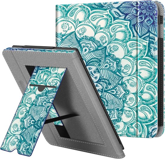 E-reader Hoes - Beschermhoes Cover - Veilig Lezen - Ingebouwde Kaarthouder - 7-inch - Jade