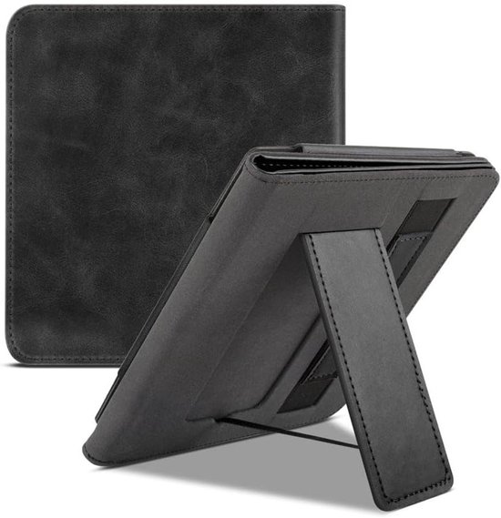 E-reader Hoes - Beschermhoes E-reader - Lezen Onderweg - Met Handgreep - 8 inch - Zwart