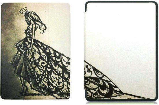 E-reader Hoes - Beschermhoes Tablet - Veilig Opbergen - Ingebouwde Standaard - 6.8 Inch - Dierenprint