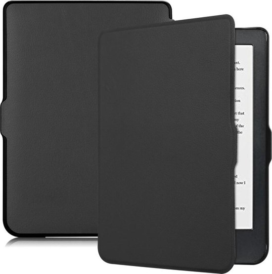 E-Reader Hoes Geschikt voor Kobo Clara HD - Book Case met Sleep/Wake Functie - Kunstlederen Beschermhoes - Zwart van Traxio