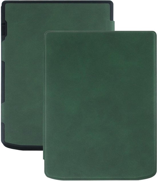 E-Reader Hoes Geschikt voor PocketBook InkPad 4 | Book Case met Sleep/Wake Functie | Kunstlederen Beschermhoes | Groen van iMoshion