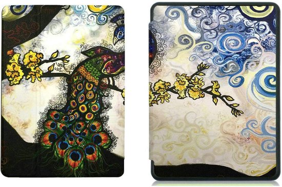 E-reader Hoes - Tablet Cover - Bescherming Onderweg - Ingebouwde Standaard - 6.8 inch - Zwart