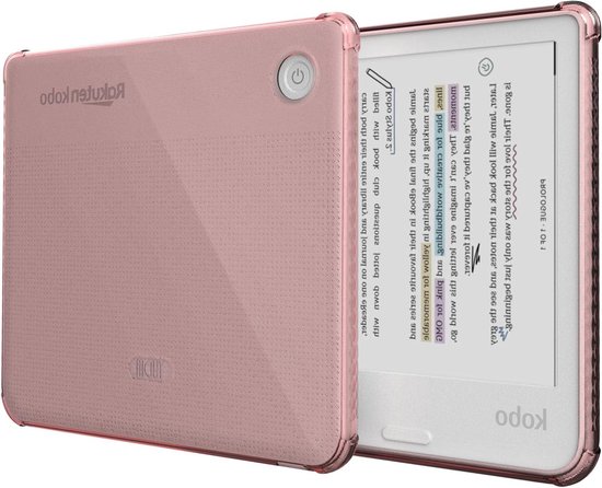 E-reader Hoesje - Beschermhoes - E-reader Beschermen - Versterkte Hoeken - 7 Inch - Roze