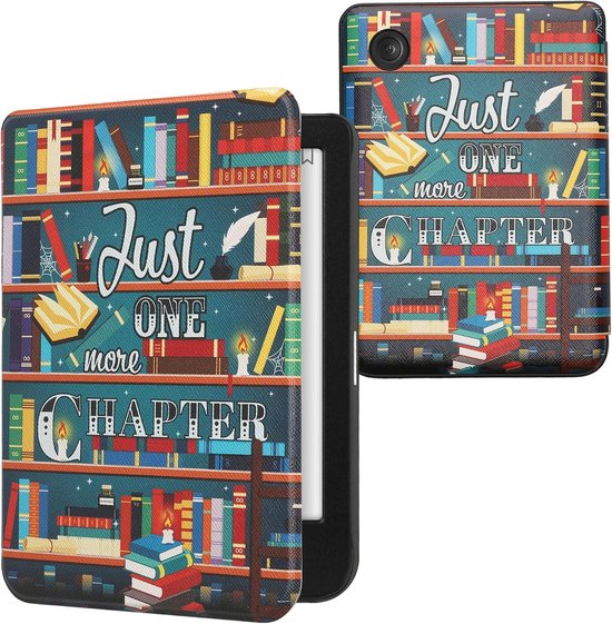E-reader hoesje met magneetsluiting voor Kobo Clara BW/Colour - meerkleurig, stijlvolle bescherming van Merkloos