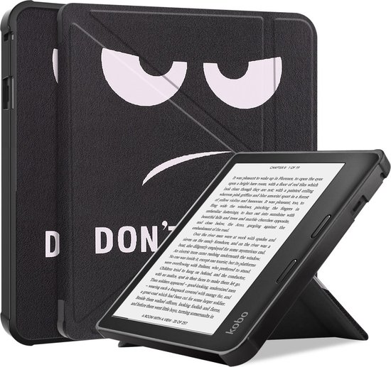 e-Reader Hoesje Origami Book Case met Wake/Sleep-functie - Kobo Sage Hoesje - Don't Touch van Rocket Case