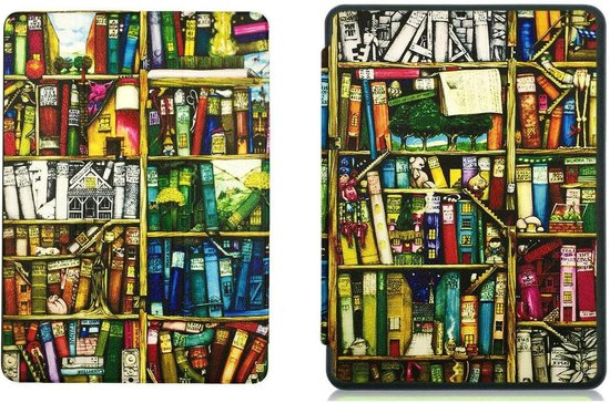 E-reader Hoesje - Tablet Cover - Bescherming E-reader - Ingebouwde Standaard - 6.8 Inch - Zwart