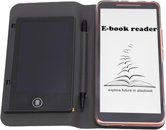 Een 7-inch e-reader die compatibel is met een 8,1-inch scherm, met een ingebouwd notitieblok, draagbaar ontwerp, 1 GB/8 GB opslagruimte, ondersteuning voor PDF- en EPUB-documenten, Bluetooth, wifi, capacitief touchscreen