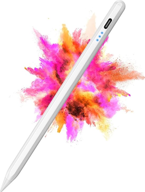 Een stylus geschikt voor Apple iPad met anti-aanraak- en kanteldetectie; een universele stylus voor tablets en mobiele telefoons.