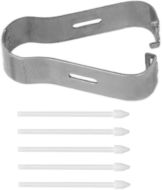 Elzusha - Touch Stylus Penpunten - Vervangingspunten - Nauwkeurige schrijfervaring - Wit - Geschikt voor S6 en Tab S7 - 5 stuks