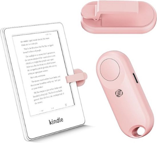 Equivera Pagina Draaier Ereader - Pagina Draaier Ereader - Draadloze Pagina Draaier - Pagina Afstandsbediening - Ereader Afstandsbediening - Pagina Turner - Pagina Klikker - Pagina Bediening op Afstand